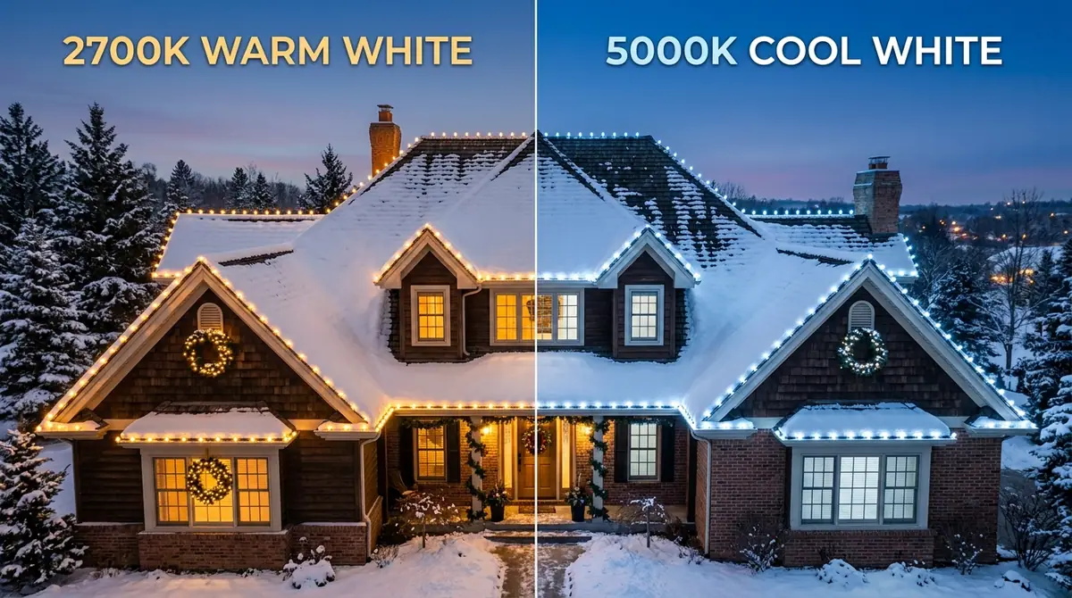 Comparing warm and cool lights