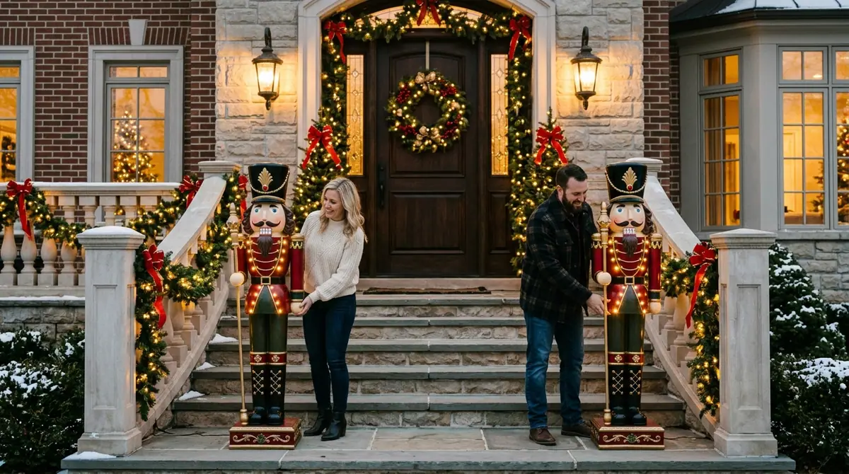 Couple positioning nutcracker st