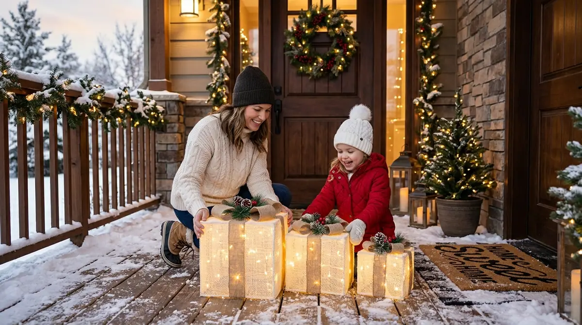 Mother and child positioning gifts