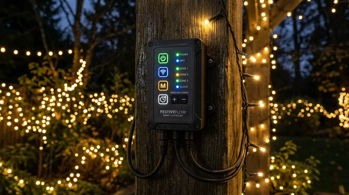 Smart christmas light controller