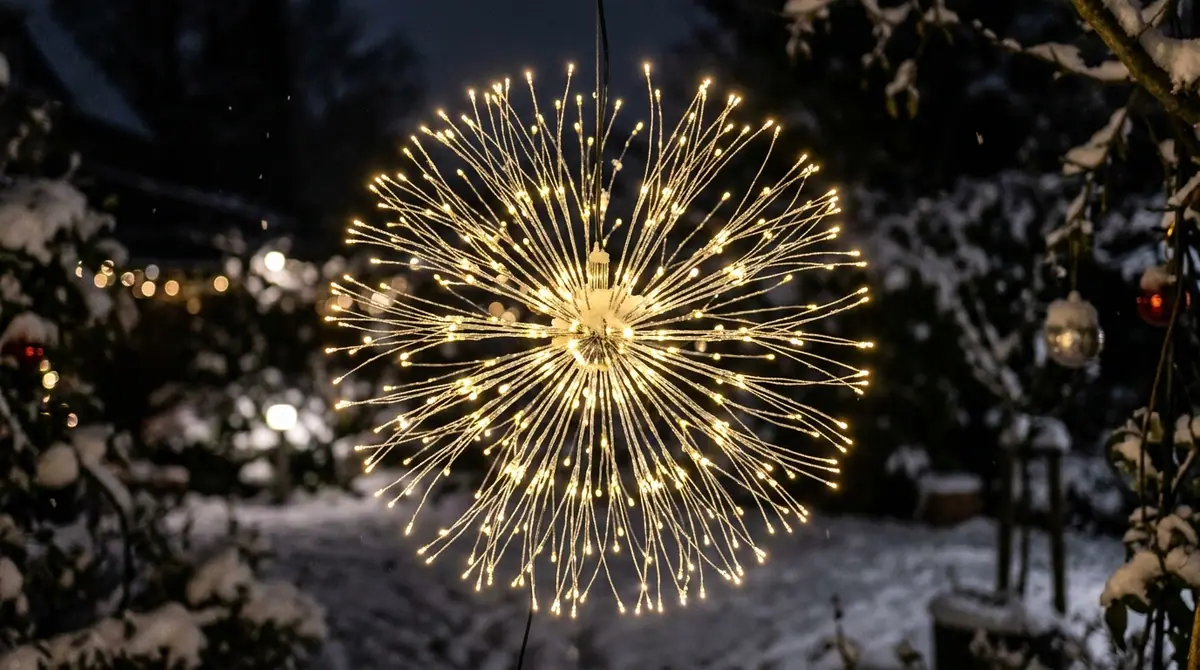 Starburst firework light fixture