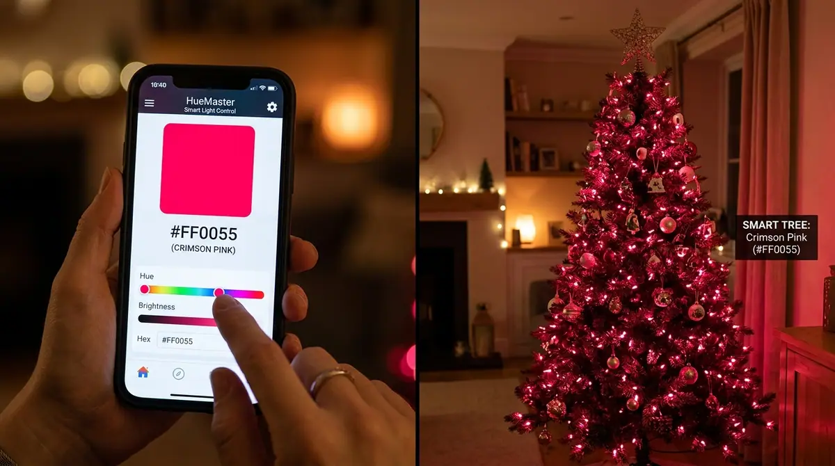 Testing smart tree led colors