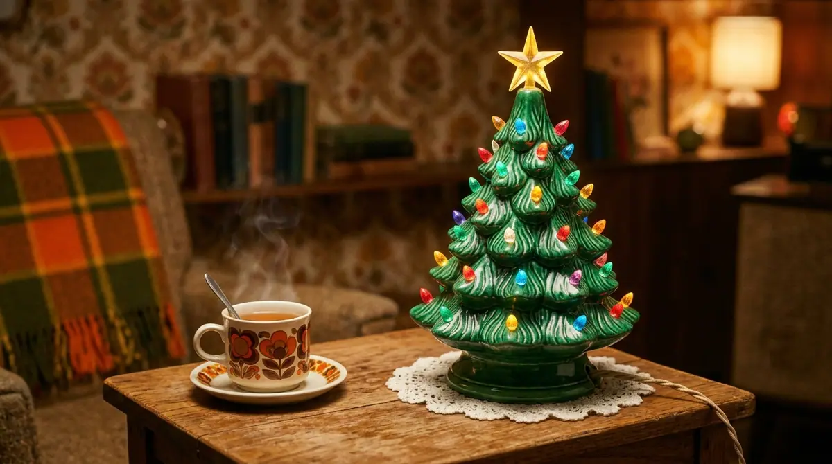 Vintage ceramic christmas tree g